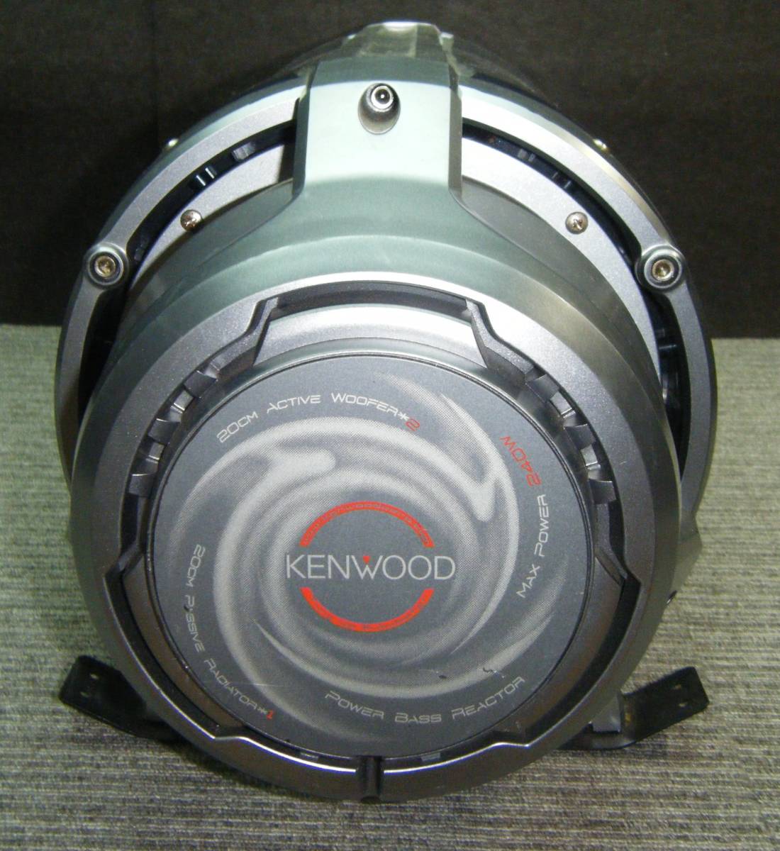 KENWOOD SW201X チューンアップサブウーファー KENWOOD SW201X(20cmX2チューンアップ・サブウーファーシステム
