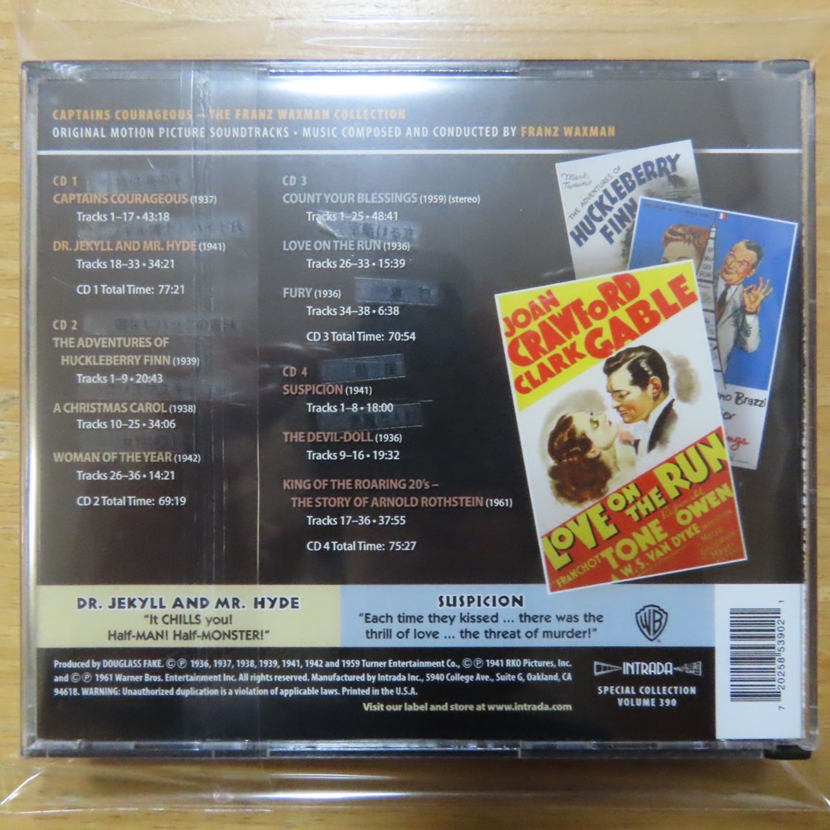 CD 廃盤 4枚組 CD THE FRANZ WAXMAN COLLECTION