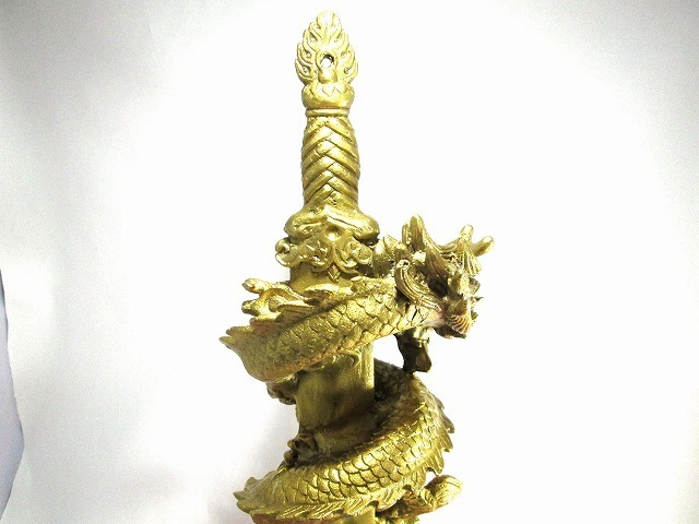 龍剣 置物 剣 龍の置物 竜 龍 風水 4本爪 かっこいい 存在感 可愛い 重厚感 インテリア リビング オブジェ 置き物 大きい 銅製 置物 売買されたオークション情報 Yahooの商品情報をアーカイブ公開 オークファン Aucfan Com