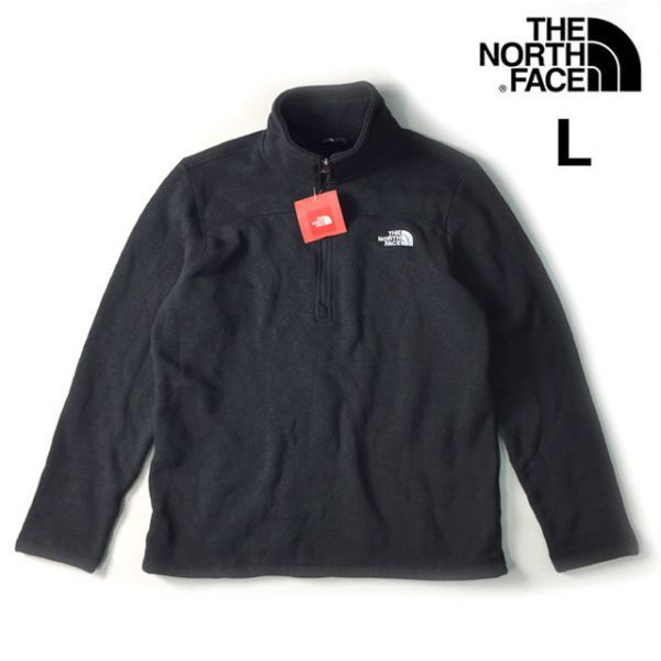  1円 売切 正規 THE NORTH FACE Leo Sweater Half Zip 厚手ニット US限定 裏起毛 フリース キャンプ アウトドア L 黒181024-40(フリース)｜売買されたオークション情報、yahooの商品情報をアーカイブ公開 - オ 男性用