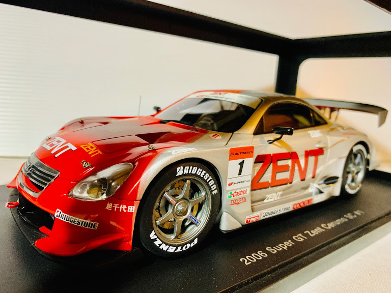 1円～ オートアート 1/18 レクサス SC430 スーパーGT 2006 テストカー 