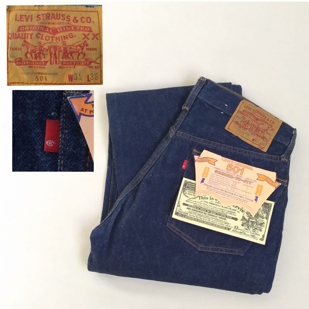 DEAD STOCK USA製 80s Levi 