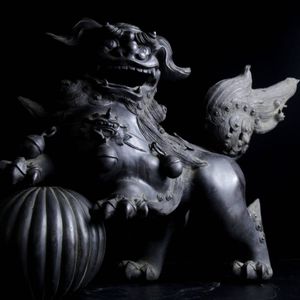 銅 置物 獅子のYahoo!オークション(旧ヤフオク!)の相場・価格を見る