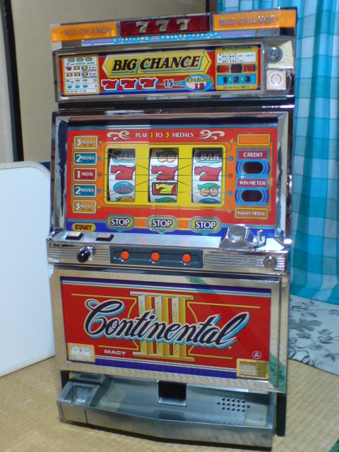 おまけ付】 パチスロ実機 メーシー 3号機 レトロ コンチネンタルⅢ