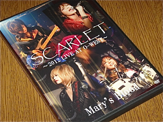 Blood Mary's LIVE 0 AT O-WEST DVD – Blood⁄SCARLET Marys | Scarlet