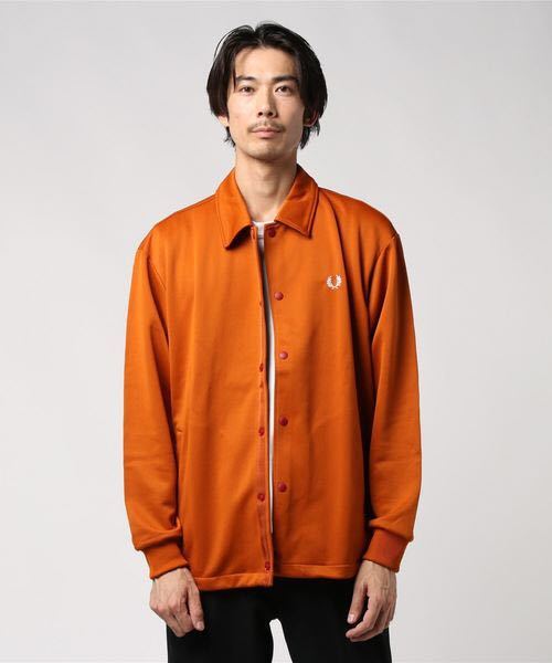 美品FRED PERRY Track Coach Jacket/フレッドペリー トラック コーチジャケット ブルゾン