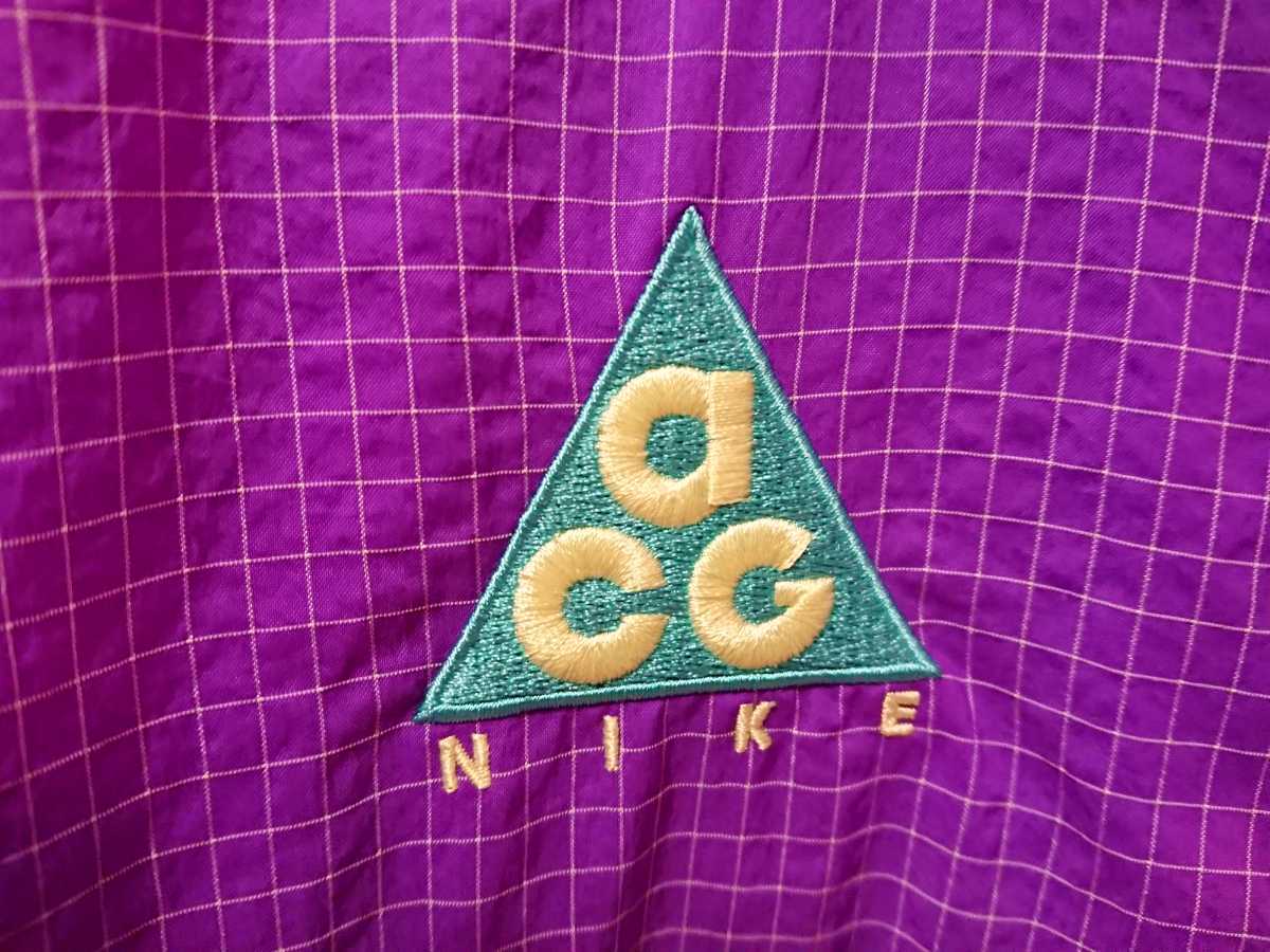NIKE ACG アノラックパーカー Sサイズ パープル(ジャンパー、ブルゾン  
