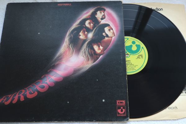 限定セール，正規品 UK盤オリジナル DEEP PURPLE FIREBALL LP ディープ パープル ファイアーボール 1971年初盤 HARVEST EMI SHVL793 2U/3U(Deep Purple)｜売買されたオークション情報、yahooの商品情報をアーカイブ公開 - オークファ Deep Purple