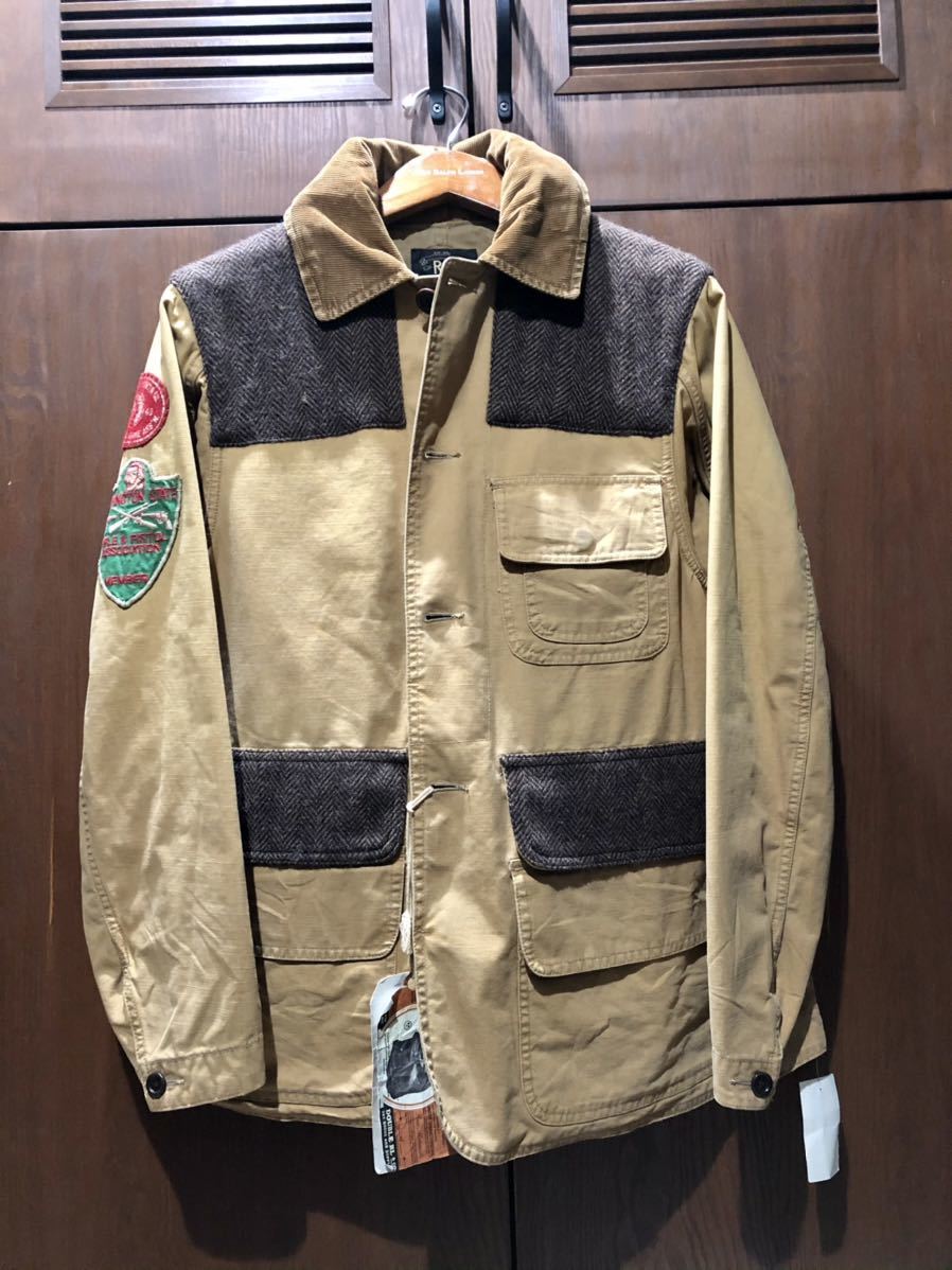 特別限定価格　未使用 RRL ラルフローレン ハンティングジャケット ブラウンダック ツイード 世界限定 １６着 リミテッド ビンテージ