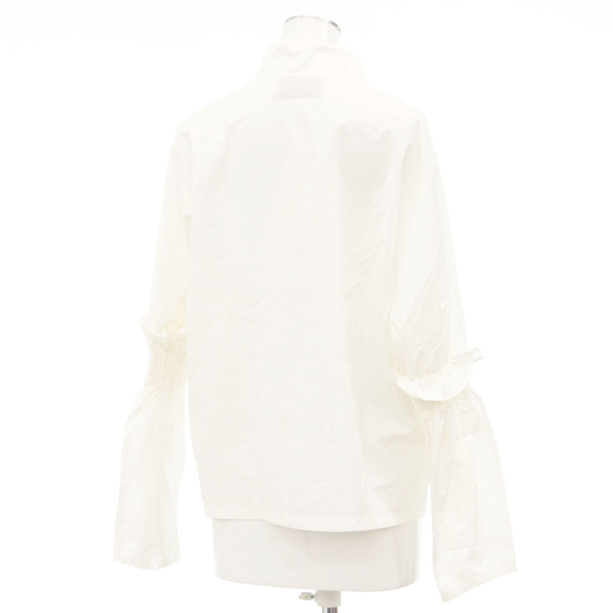 ◇WMWM ビームス コットンブラウス サイズUK8◇ white /白/ホワイト/綿 