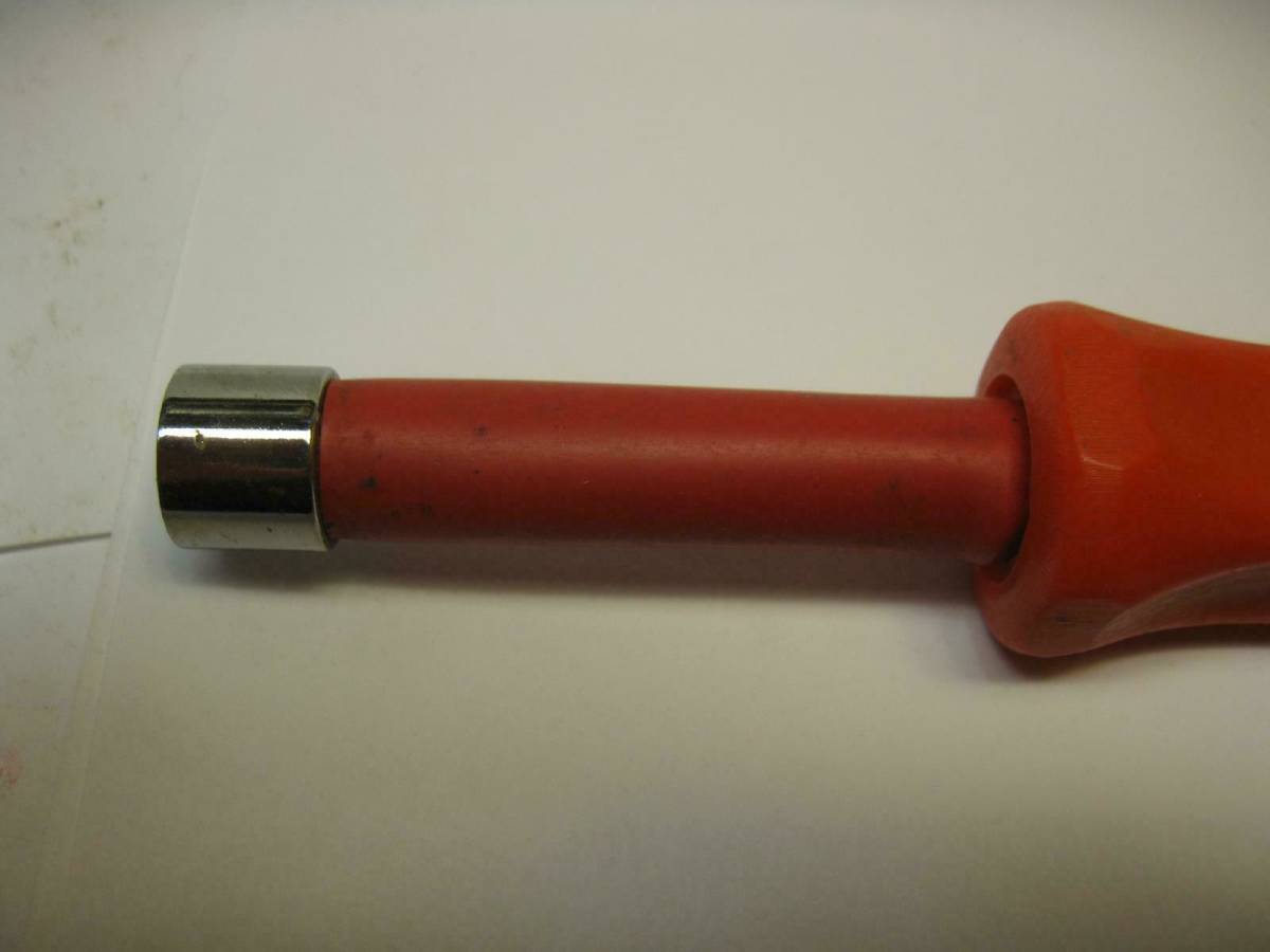 Snap-on tools NDD116AR 1 2 SAE 6 point Nut driver Red handle Nice 海外(海外 ...