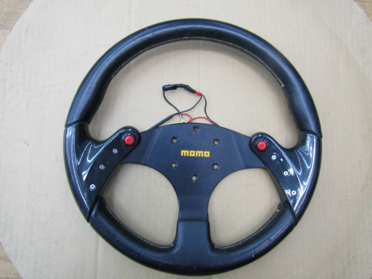 モモ MOMO ステアリング F1 スパイダー SPIDER CONCEPT ハンドル 美品 