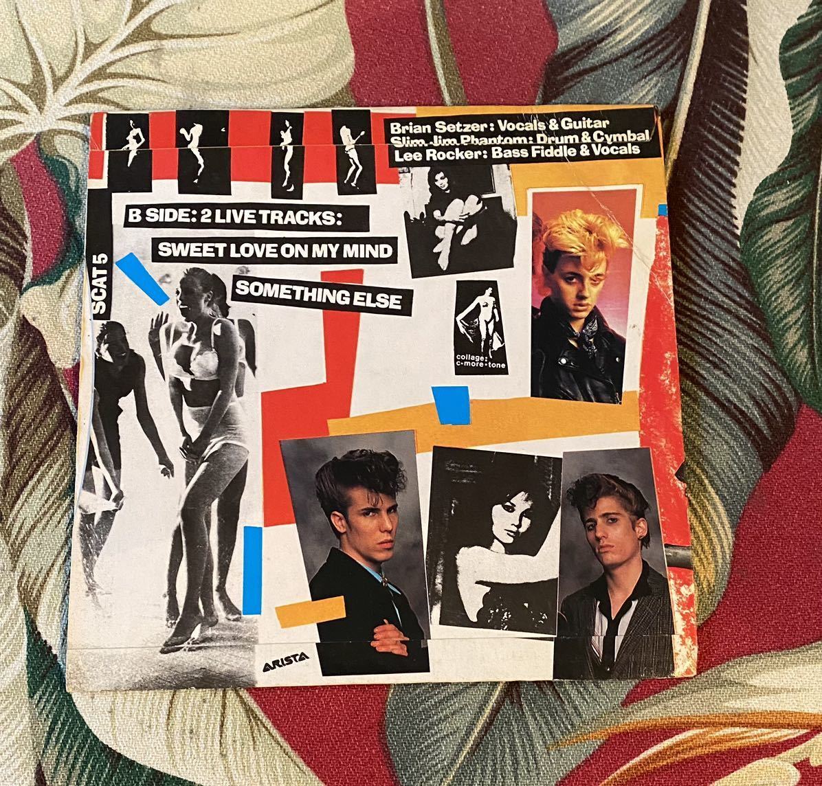 新作，新作登場 Stray Cats 1981 UK Press 7inch Sweet Love On My