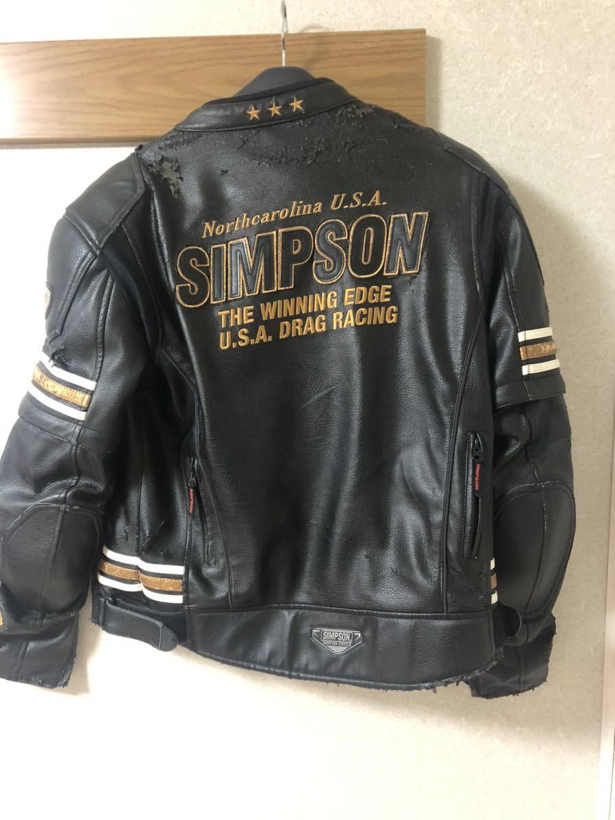 シンプソン SIMPSON ライダースジャケット 合皮 【公式通販】