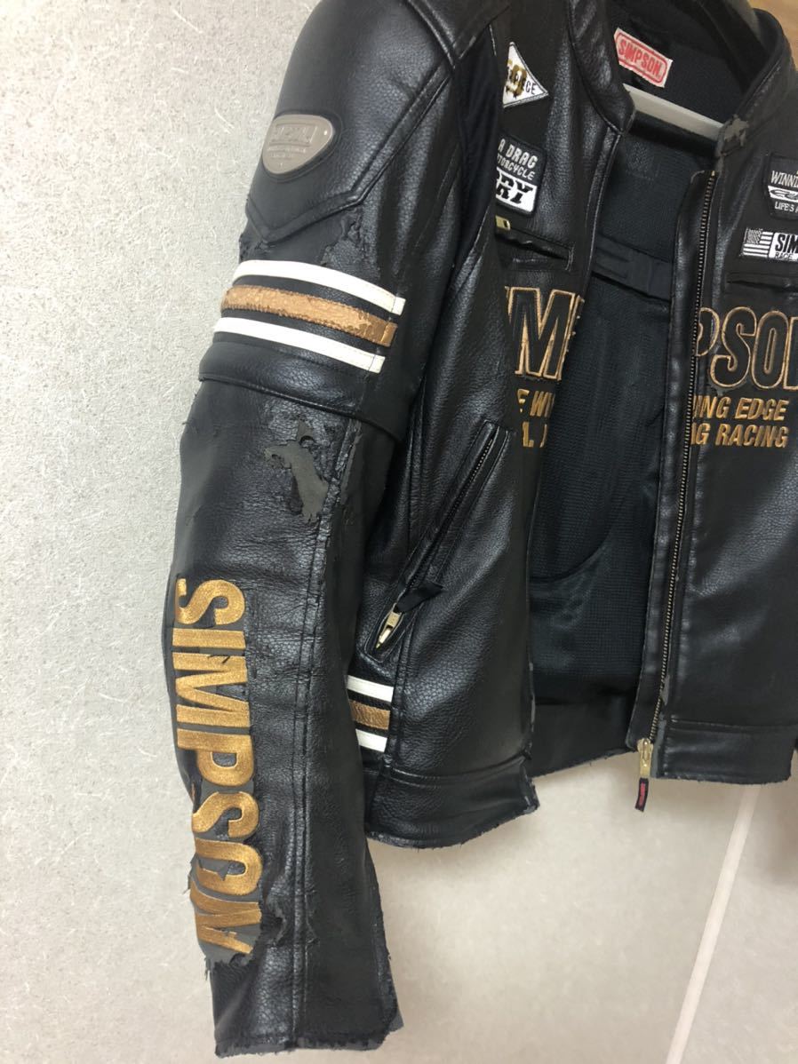 シンプソン SIMPSON ライダースジャケット 合皮 【公式通販】