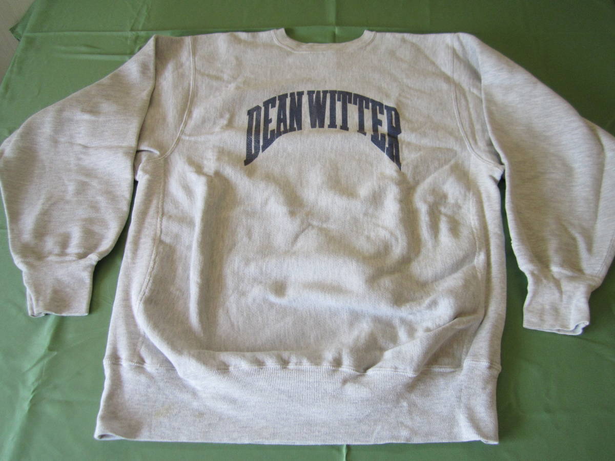 希少！90s champion リバースウィーブ　DEAN WITTER 企業 90s Champion チャンピオン REVERSE WEAVE リバース