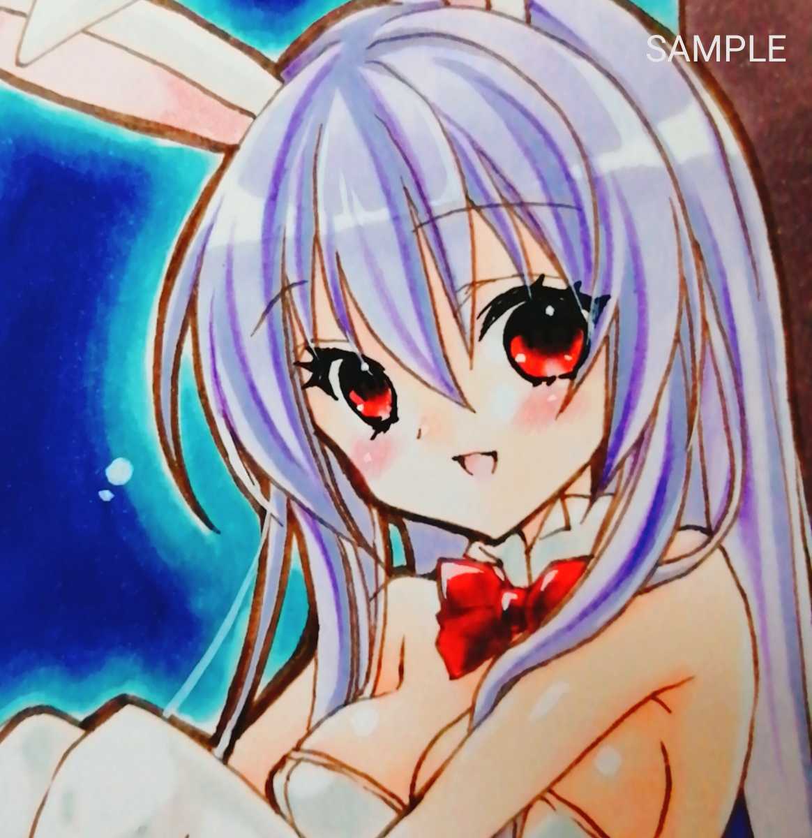 手描きイラスト 東方project 鈴仙 優曇華院 イナバ うどんげ バニーガール 手描きイラスト 売買されたオークション情報 Yahooの商品情報をアーカイブ公開 オークファン Aucfan Com