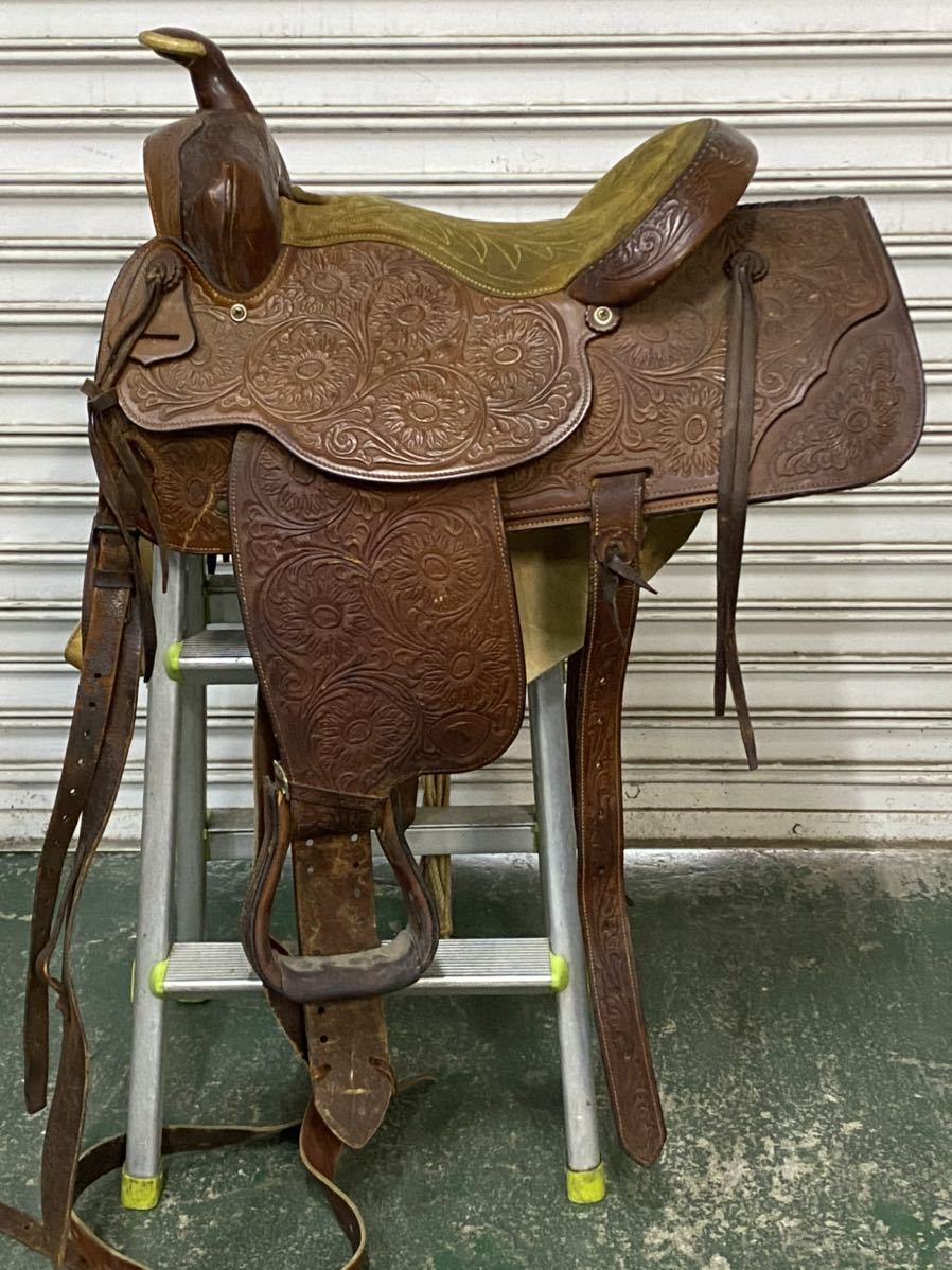 乗馬鞍ウェスタンアンティーク彫刻 2026年最新】Yahoo!オークション