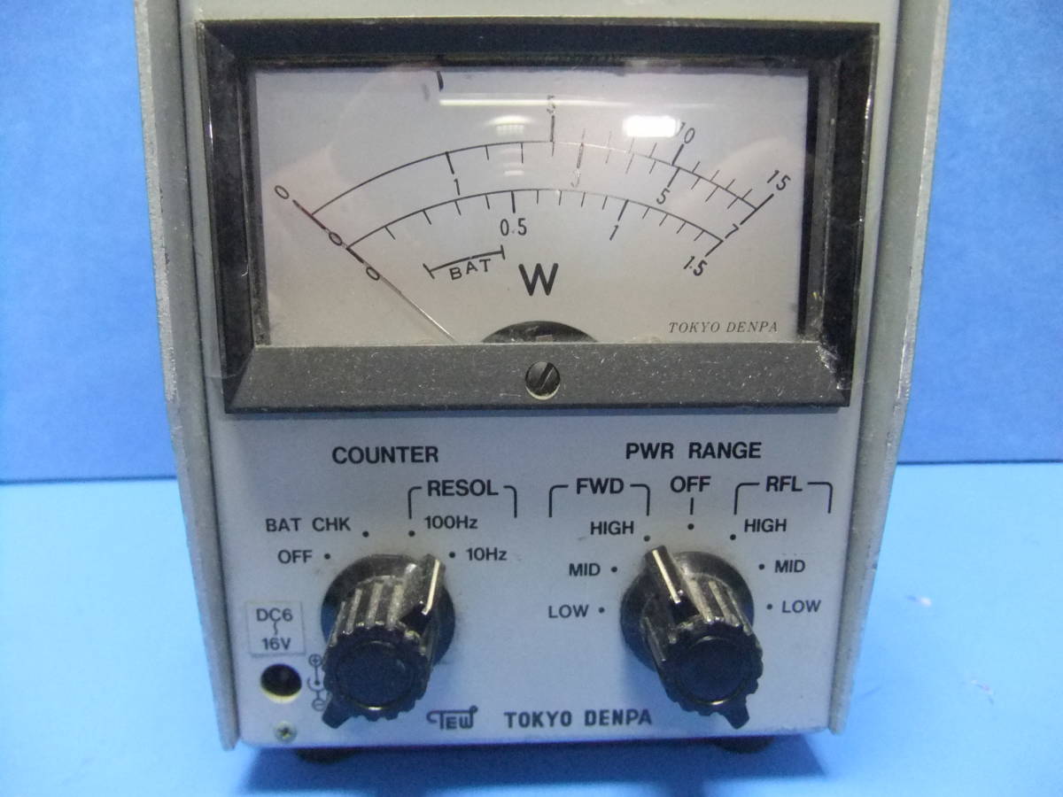 東京電波製 周波数カウンタ付き通過型電力計 WS-J43A 330MHz 960MHz ジャンク品(その他)|売買されたオークション情報 ...