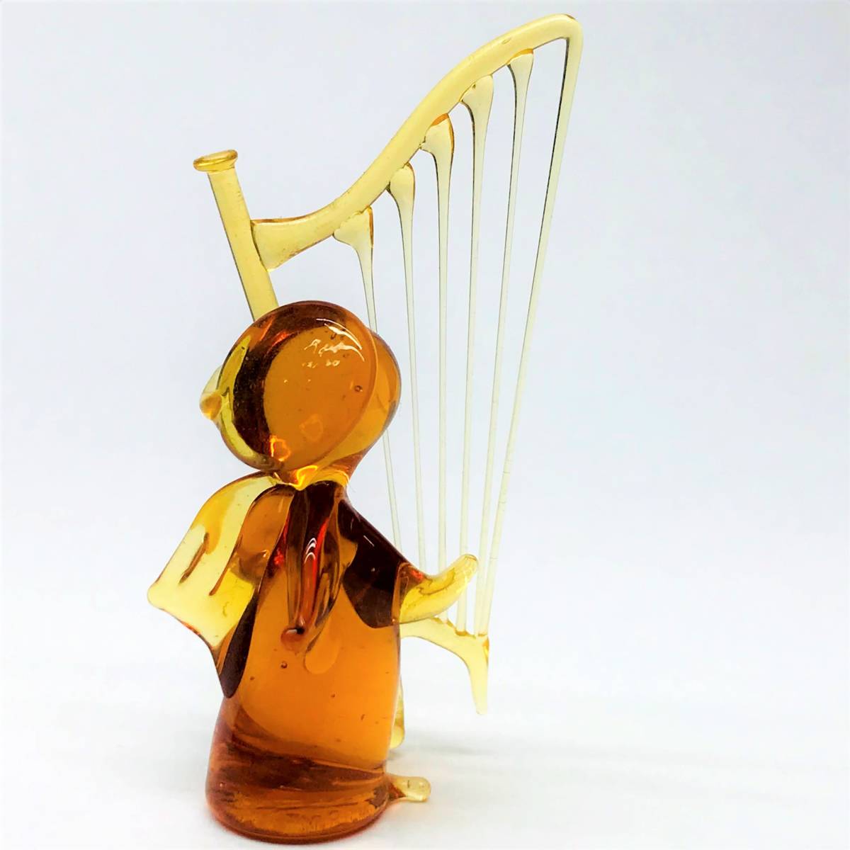 763 ITALY ミニチュアガラス細工 BAGNARA ARTE GLASS 天使の音楽隊 