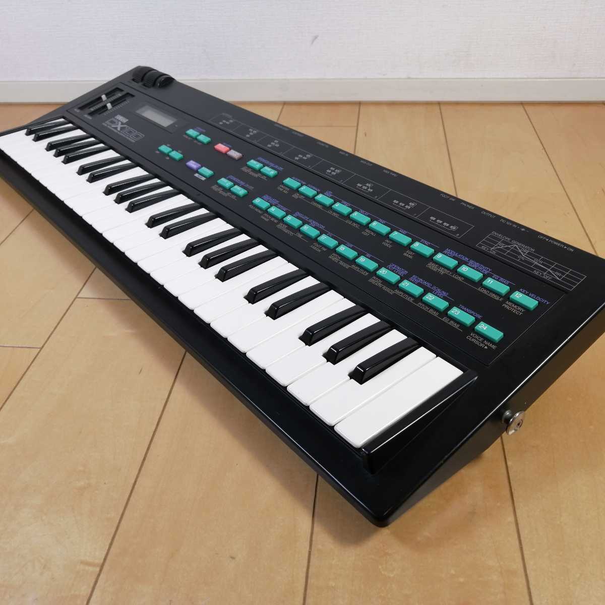動作確認済 YAMAHA シンセサイザー DX100 49鍵・ミニ鍵盤モデル 取説付
