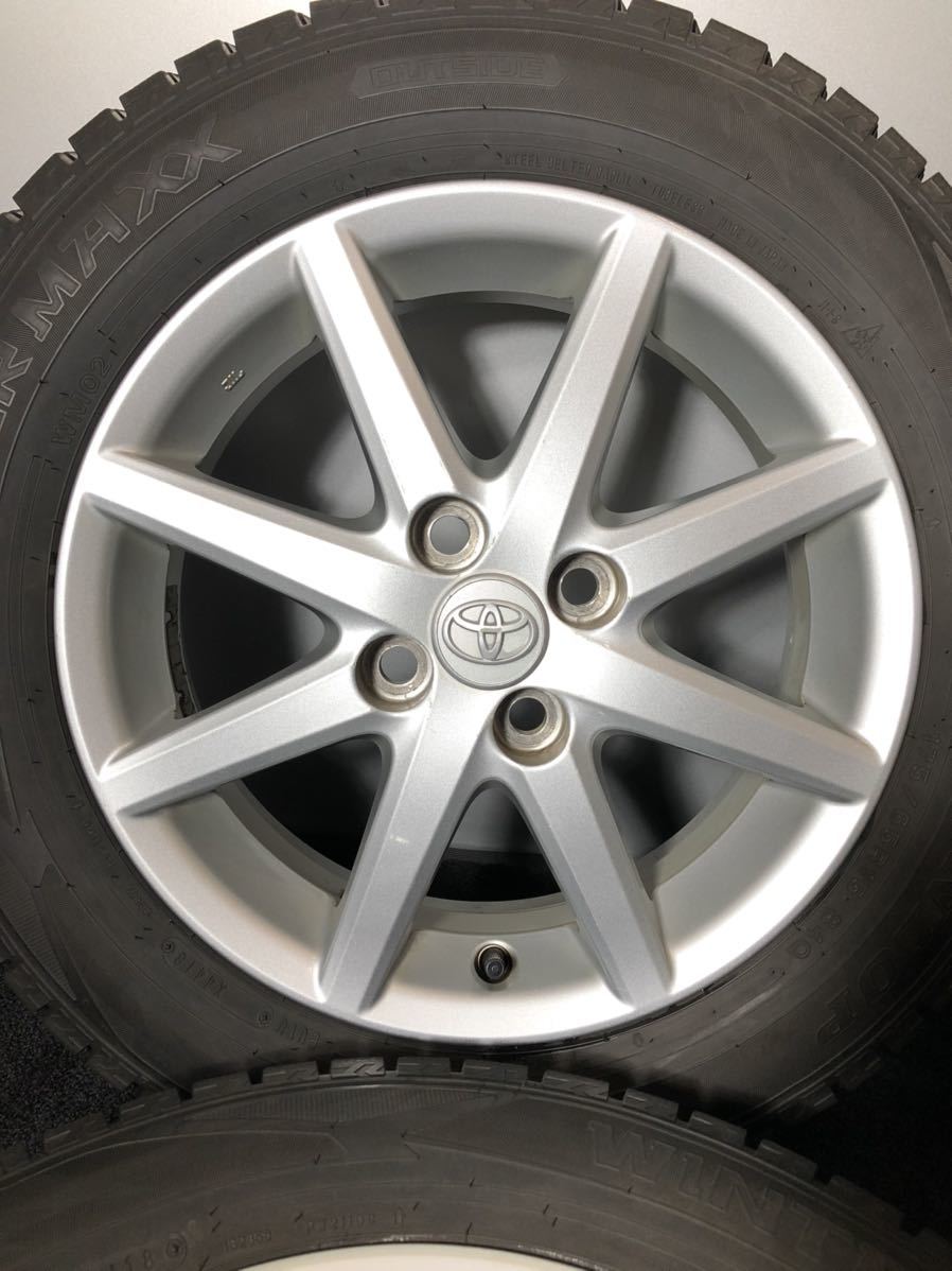 175/65R15 DUNLOP/WINTER MAXX WM02 18年 トヨタ アクア 純正 15インチ 175/65R15 DUNLOP/WINTER MAXX WM02 18年 トヨタ アクア 純正 15インチ