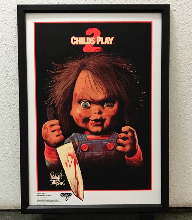チャイルド・プレイ　ポスター Child's Play 0 山吉屋 チャイルド・プレイ2』 SILK SCREEN PRINT VER