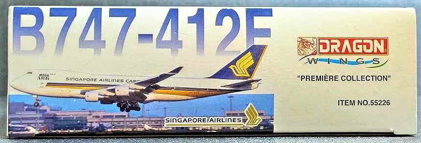 [ Dragon Wings ]　1:400　Premiere Collection B747-412F Singapore Airlines Cargo (SQ)　　(#55226) _2