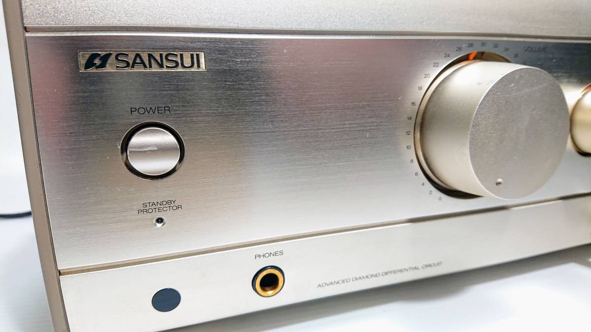 SANSUI サンスイ プリメインアンプ A-α7 A-α7 J 0 音出ました。 A-a7