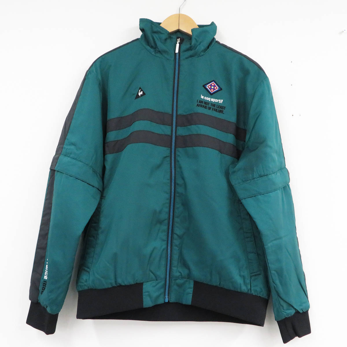 セール，定番 【即決】le coq sportif 2wayナイロンジャケット ロゴ 