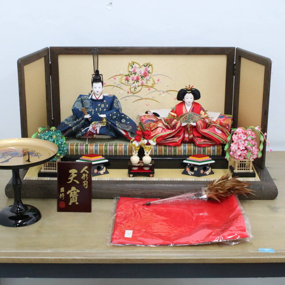 2026，100%新品 あ=A0292ax 雛人形 親王飾り 人形司 天寶監修 お雛様 桃の節句(ひな人形)｜売買されたオークション情報、yahooの商品情報をアーカイブ公開 - オークファン ひな人形