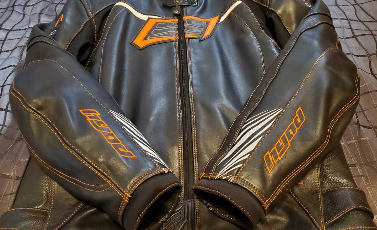 美品】HYOD ST-X LEATHER [MINERVA D3O] Lサイズ ヒョウドウ レザー 