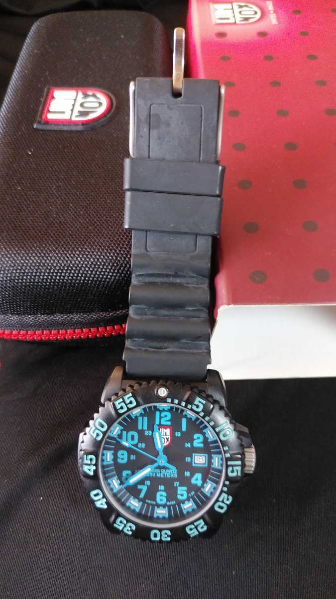 ☆訳有り、ジャンク、ルミノックス 3050 3950 ブルー T25表記 LUMINOX 