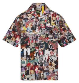 M出品　25日まで MONCLER GENIUS PALM ANGELS 総柄 半袖シャツ Mサイズ 新品 定価90720