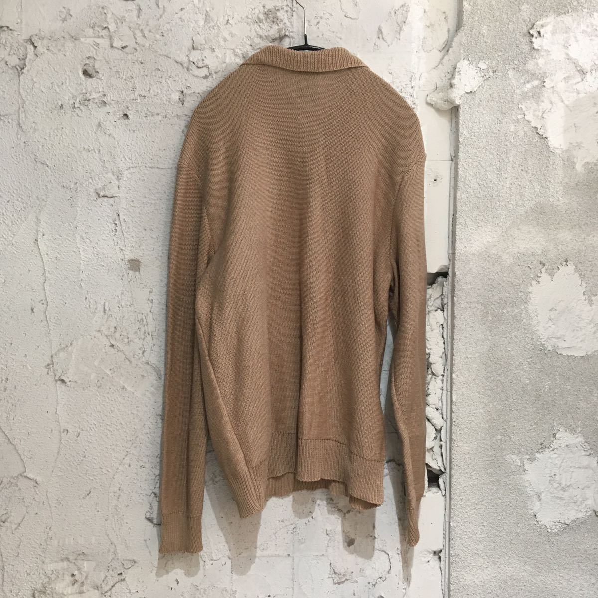 20ss 美品 kota gushiken / grandpa polo ハンドメイド ポロニット