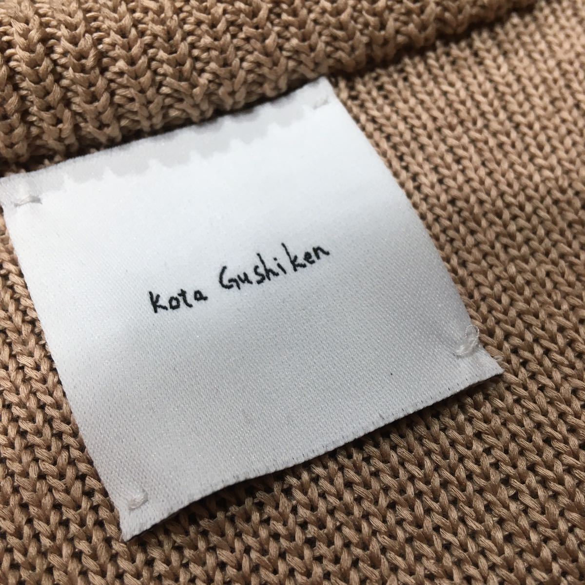 20ss 美品 kota gushiken / grandpa polo ハンドメイド ポロニット