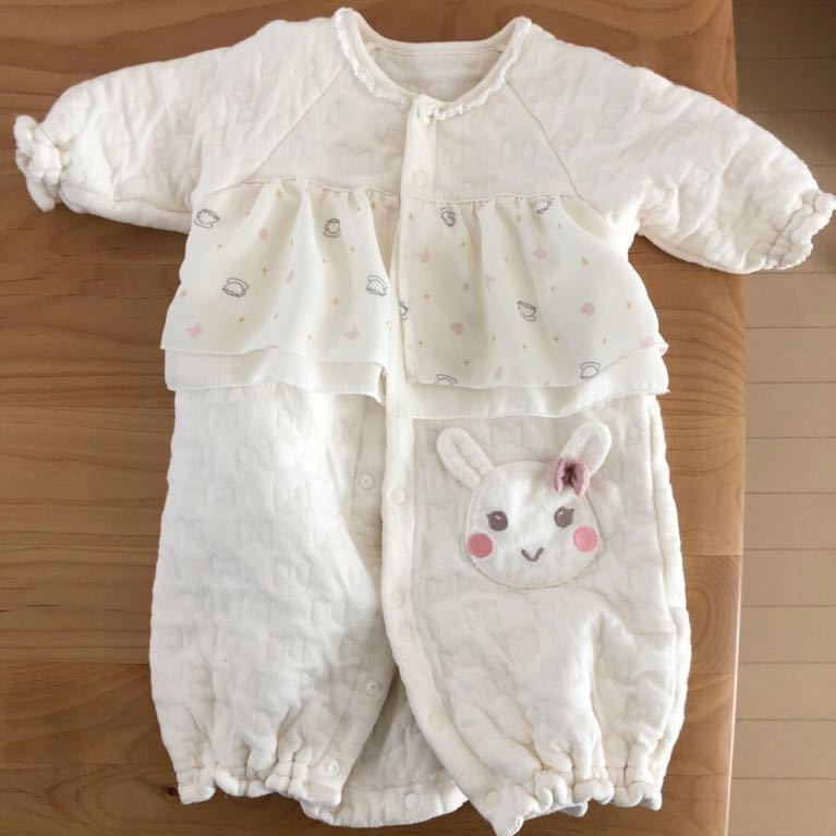 キムラタン ツーウェイオール 50cm 70cm ロンパース 新生児 クーラクール ウサギ うさぎ 女の子 赤ちゃん ロンパース一般 売買されたオークション情報 Yahooの商品情報をアーカイブ公開 オークファン Aucfan Com