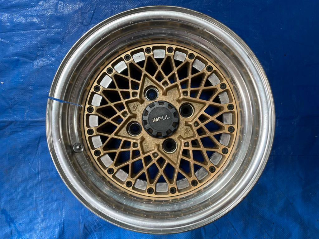 深リム 3ピース IMPUL PRO-MESH 14×8JJ+5 PCD114.3/4H ハブ径約73
