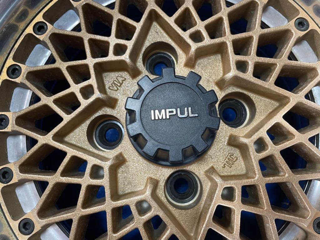 深リム 3ピース IMPUL PRO-MESH 14×8JJ+5 PCD114.3/4H ハブ径約73