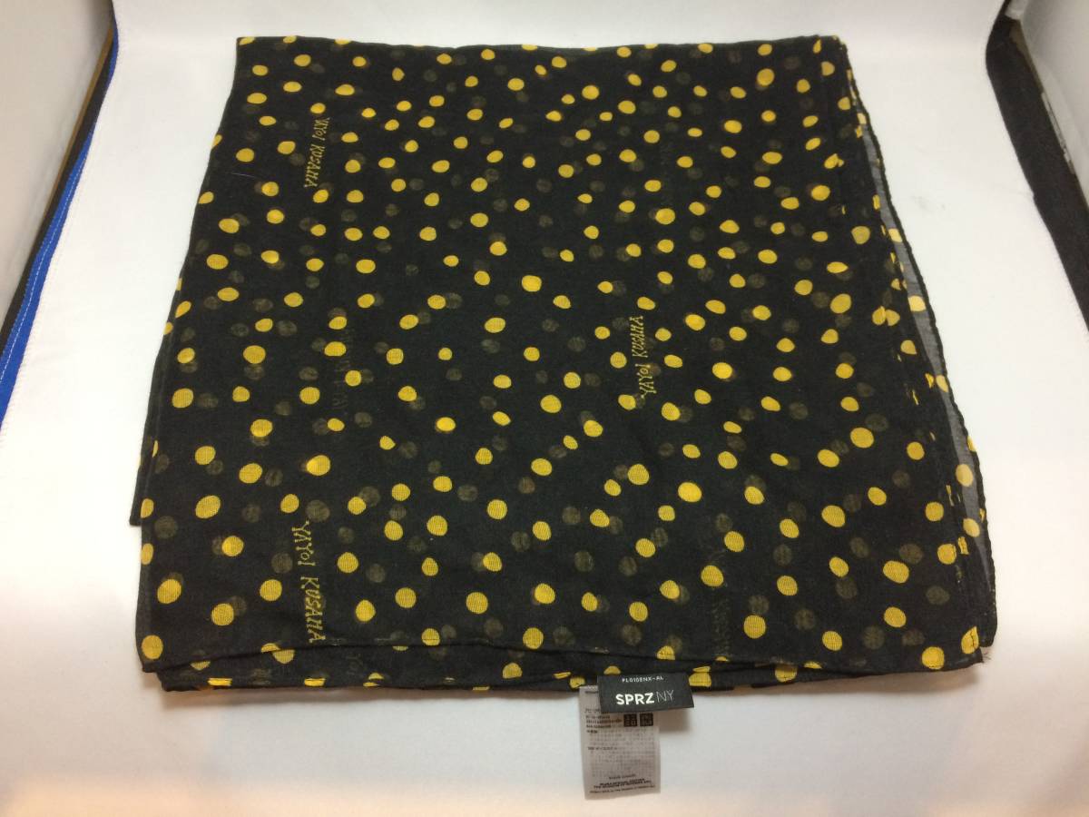 草間彌生大判 スカーフ ユニクロ 未使用 草間彌生大判 スカーフ