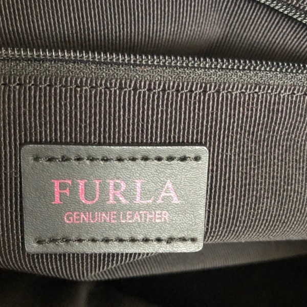 トートバッグ レザー FURLA 黒 美品 フルラ ブラック 美品フルラ