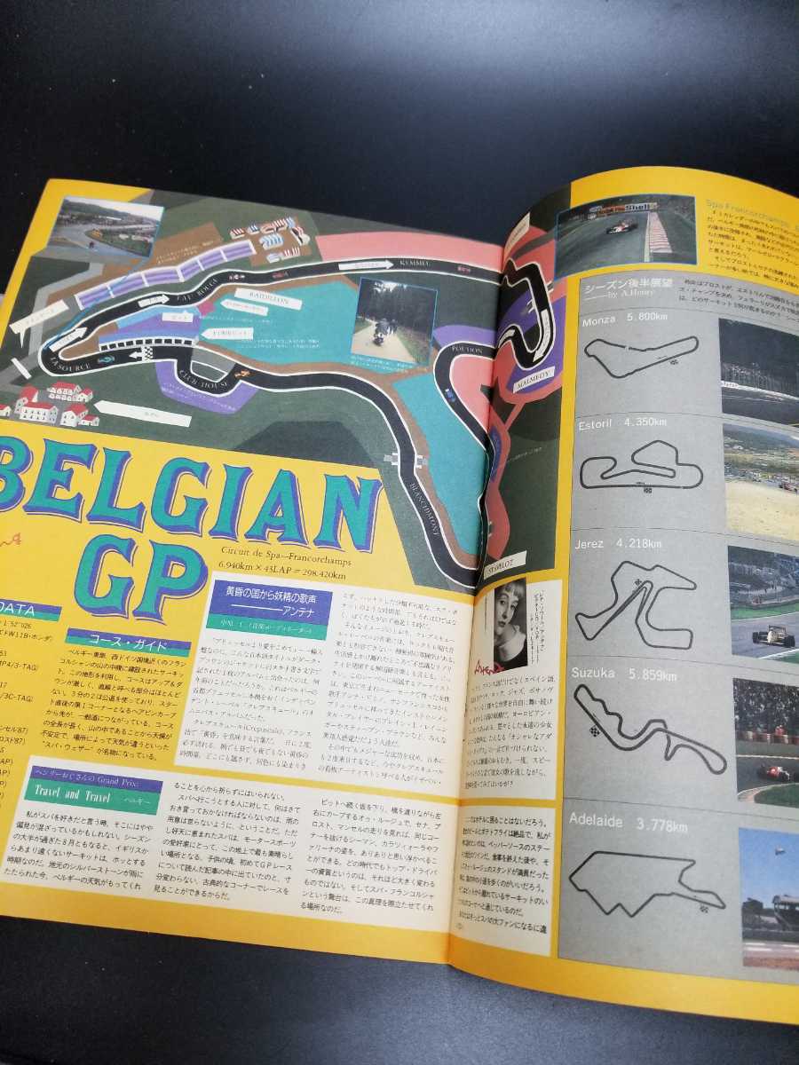 【17冊セット】F1 GPX グランプリエクスプレス 雑誌 1988年 8月～89年1月、9~11号分 90年 2.3月号 山海堂 カーレース 雑誌 モーターレース _6