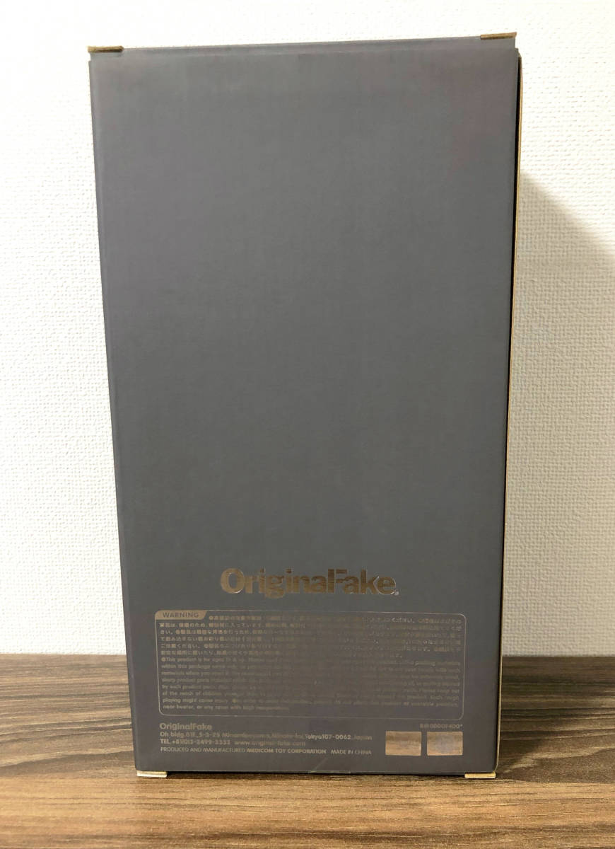 ベアブリック KAWS COMPANION 人体模型 グレー 400%　 Original Fake カウズ オリジナルフェイク BE@RBRICK_7