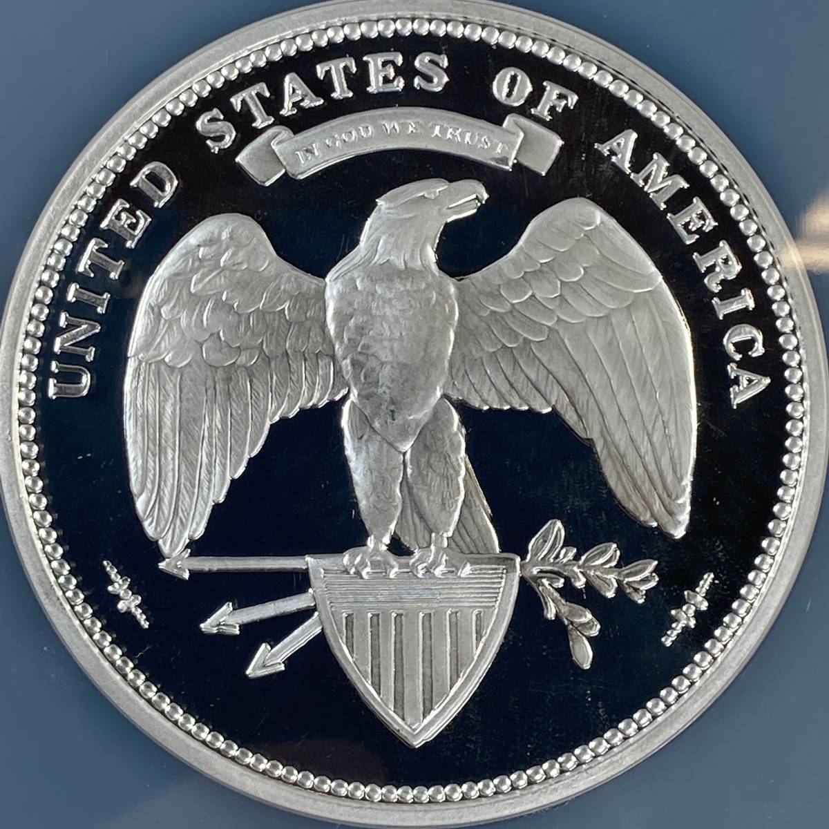 5oz 大型銀貨 1876年 2010年 アメリカ ジョージ T モルガン 100ドル
