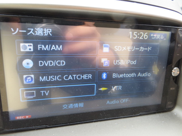 車 メモリーSDナビ クラリオンNX614W 地デジDVD視聴ブルートゥースCD録音
