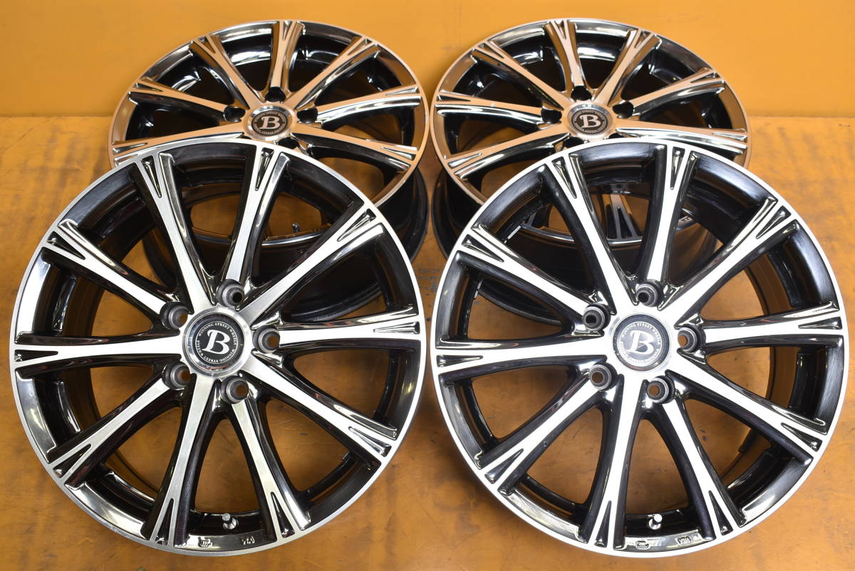 210225501647210　BIG　WAY　17ｘ7J　+53　5H　PCD114.3　ハブ径73mm　4本セット