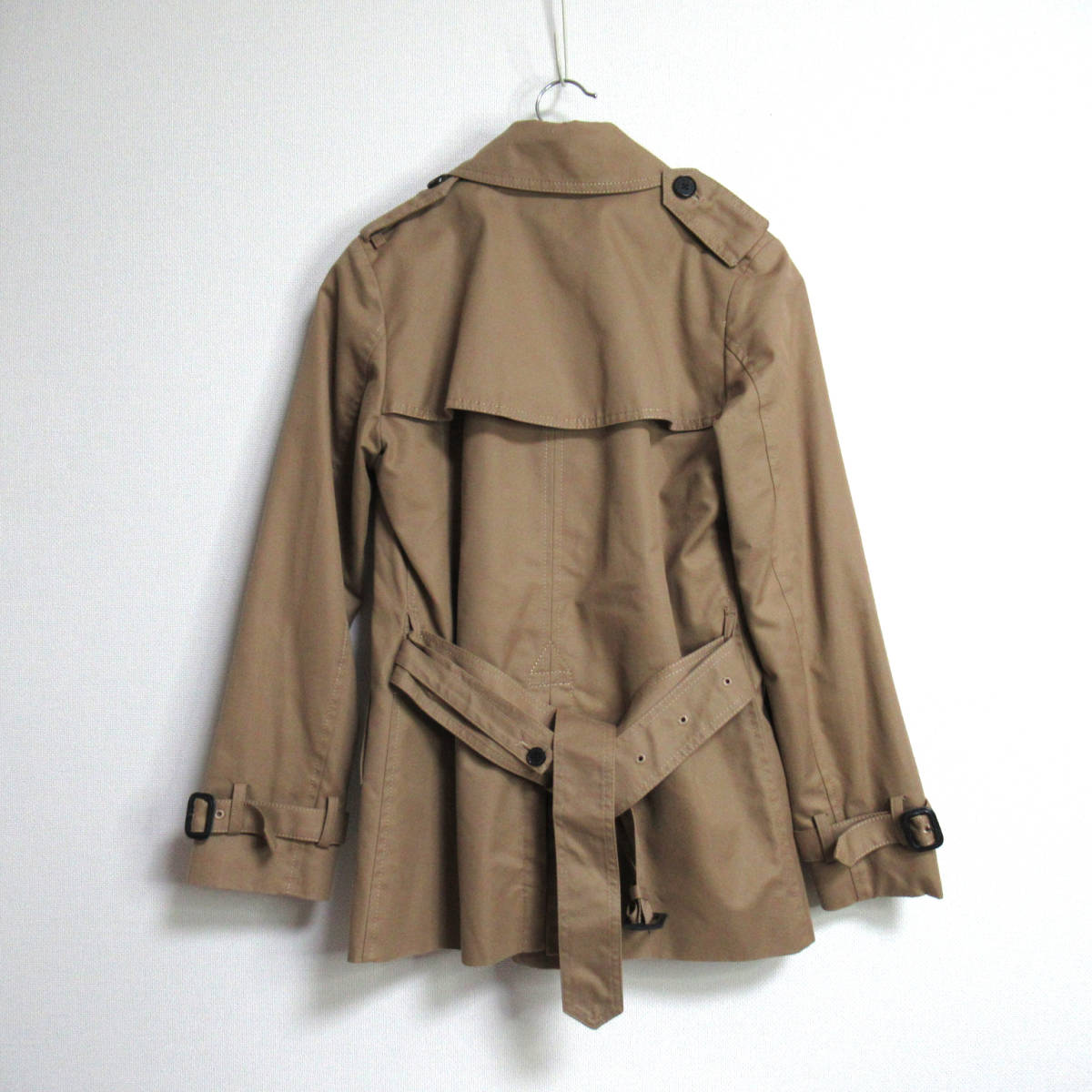 ☆green グリーン☆トレンチコート ショート丈 ライナー付き サイズ1  