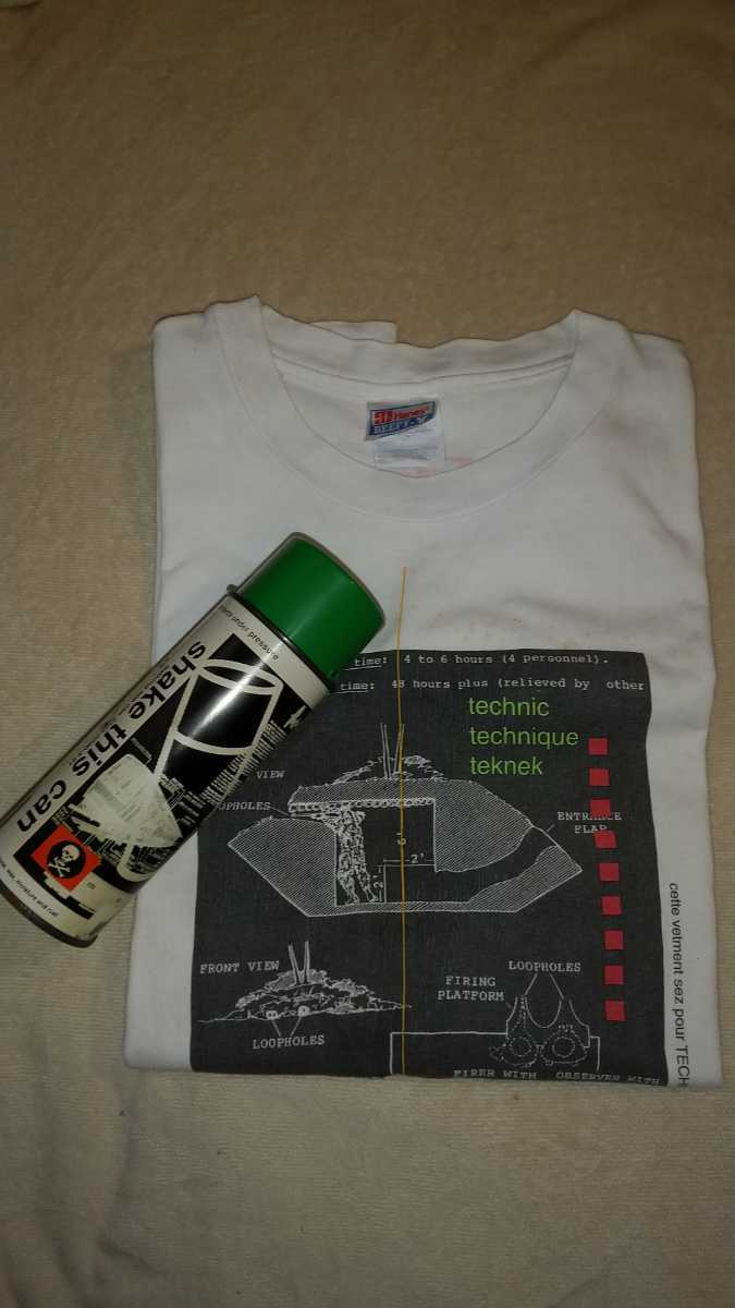 90s フューチュラ×エイプTシャツ スプレー缶 アベイシングエイプ ape 