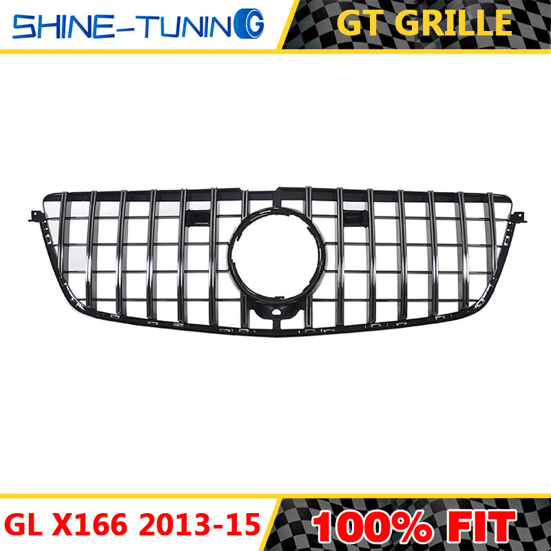 Front Bumper Grille Grill For Mercedes-Benz GL X166 GL500 GL550