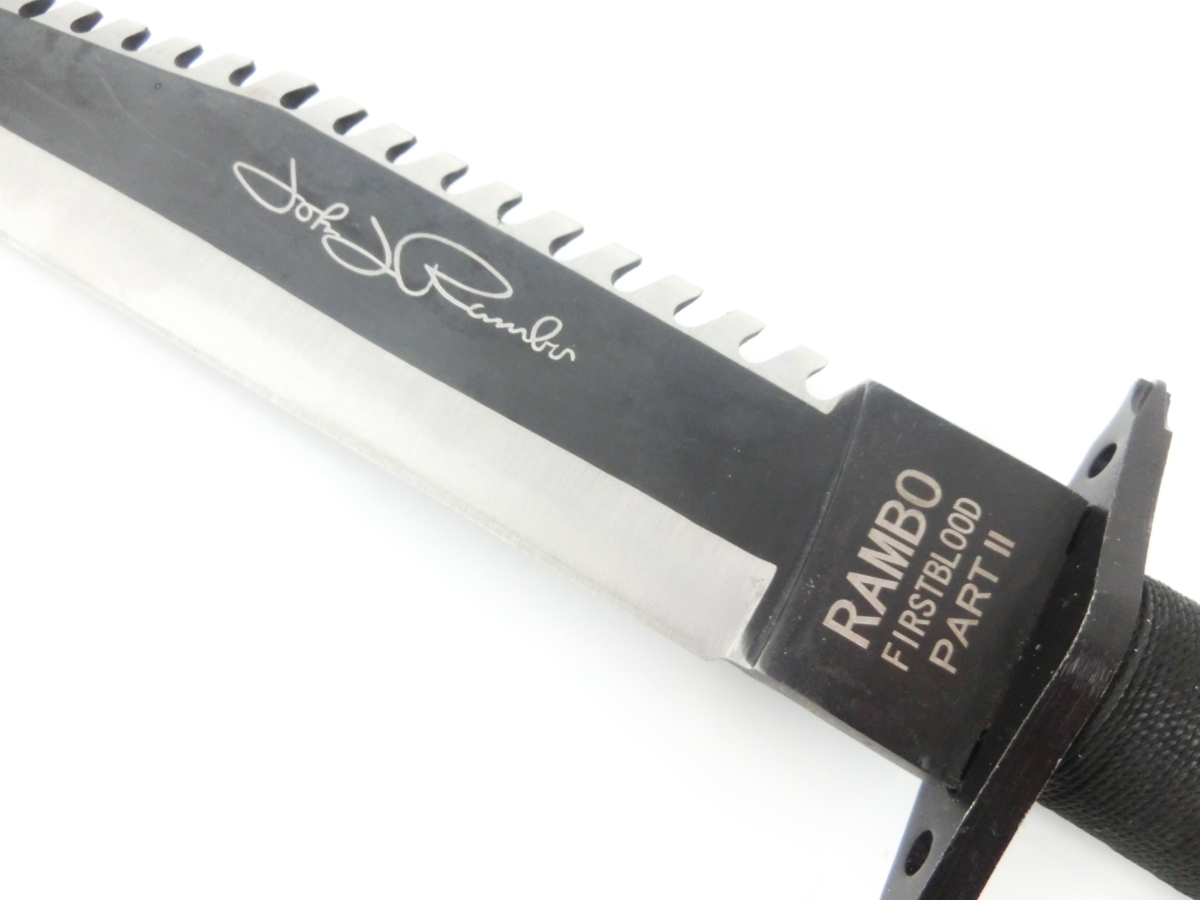 ○RAMBO ランボー サバイバルナイフ 極厚ブレード RAMBO FIRST BLOOD